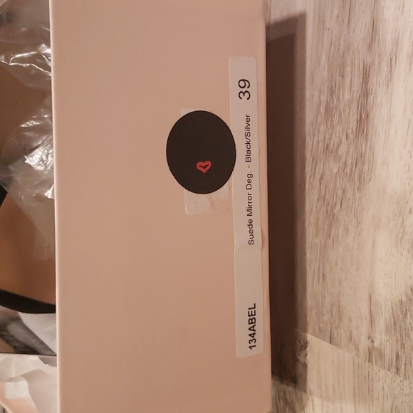 Jimmy choo size 39 color sliver and black suede and leather - Picture 5 of 7